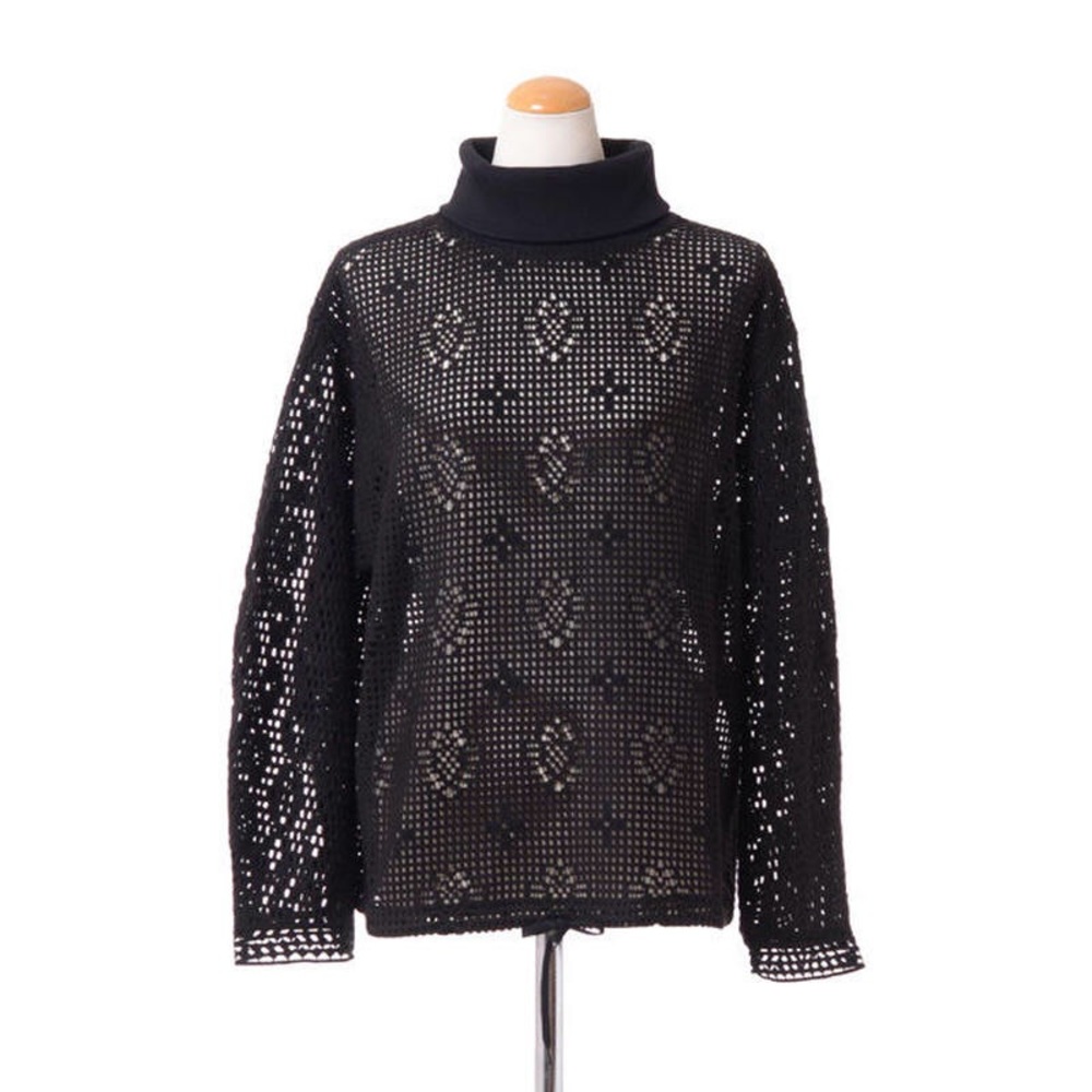 See By Chloe black knit sweater turtleneck small